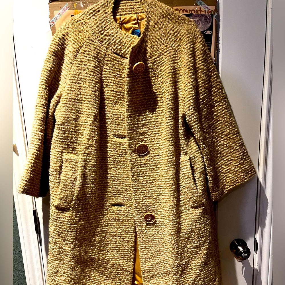 Tan over coat